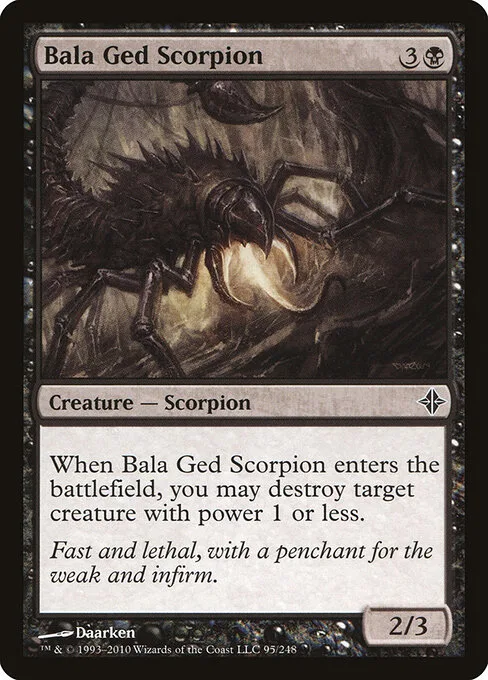 Escorpión de Bala Ged
