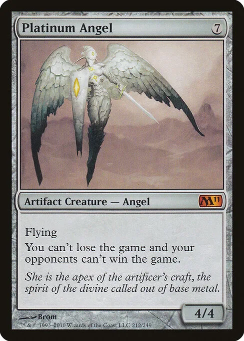 Ángel de platino
