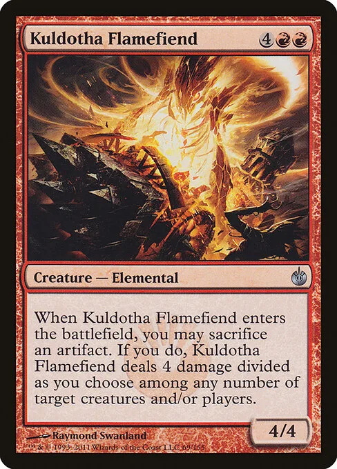 Demonio flameante de Kuldotha