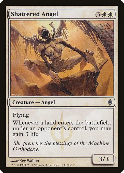 Ángel destrozado