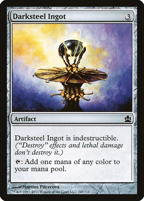 Lingote de acero oscuro