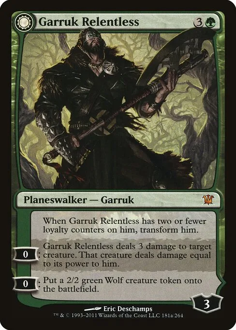 Garruk implacable // Garruk, maldito por el Velo