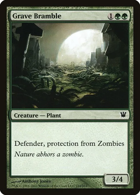 Zarza de la tumba