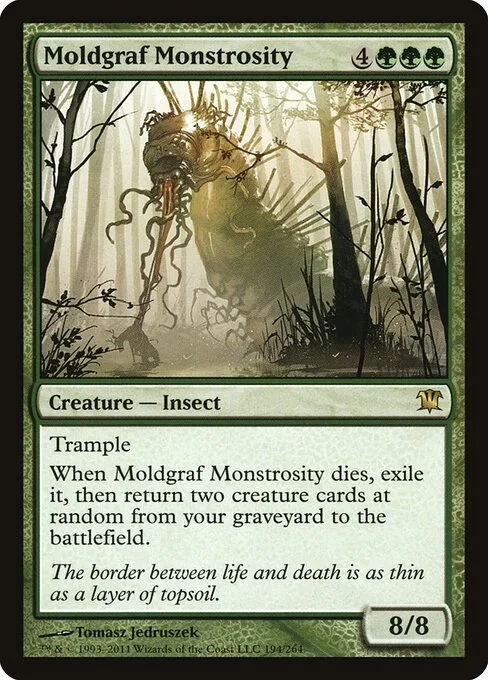 Monstruosidad de la tumbamohosa