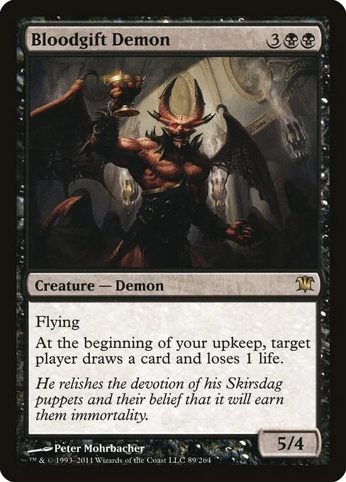 Demonio regalo de sangre