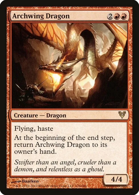 Dragón ala arqueada