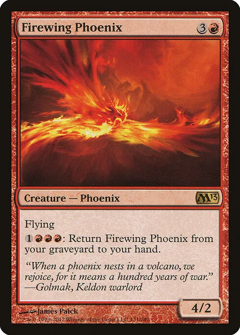 Fénix alas ardientes