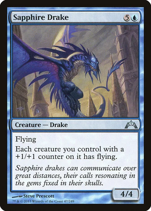 Draco de zafiro
