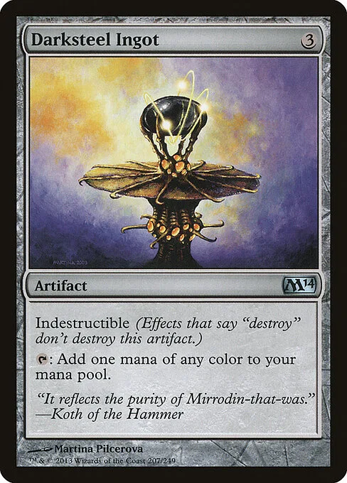 Lingote de acero oscuro
