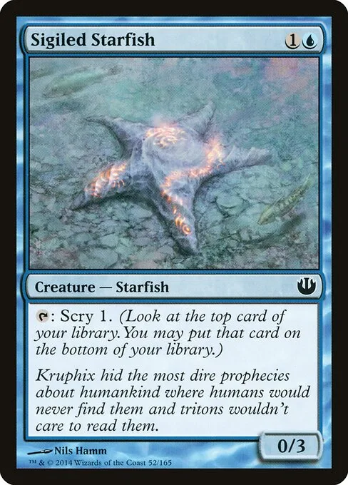 Estrella de mar con runas