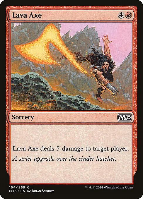 Hacha de lava