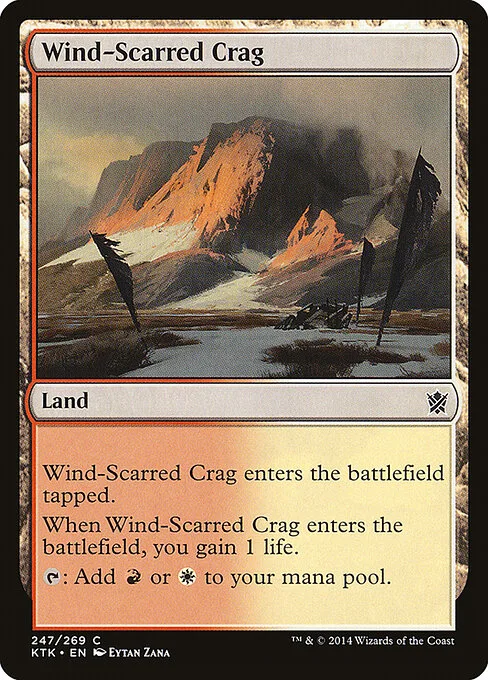 Risco cicatriz del viento