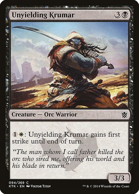 Krumar implacable