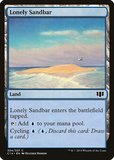 Banco de arena solitario
