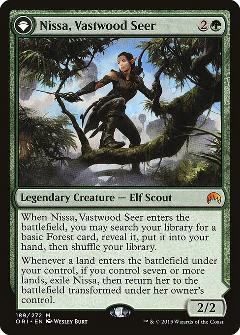 Nissa, vidente del Bosque Extenso // Nissa, animista sabia