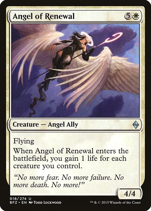 Ángel de la renovación