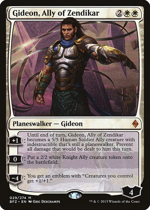 Gideon, aliado de Zendikar