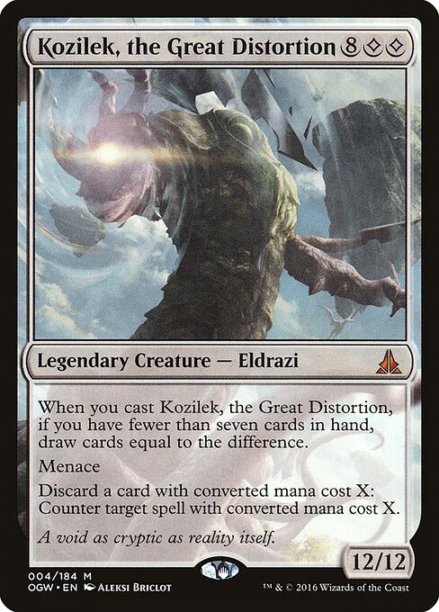 Kozilek, la Gran Distorsión