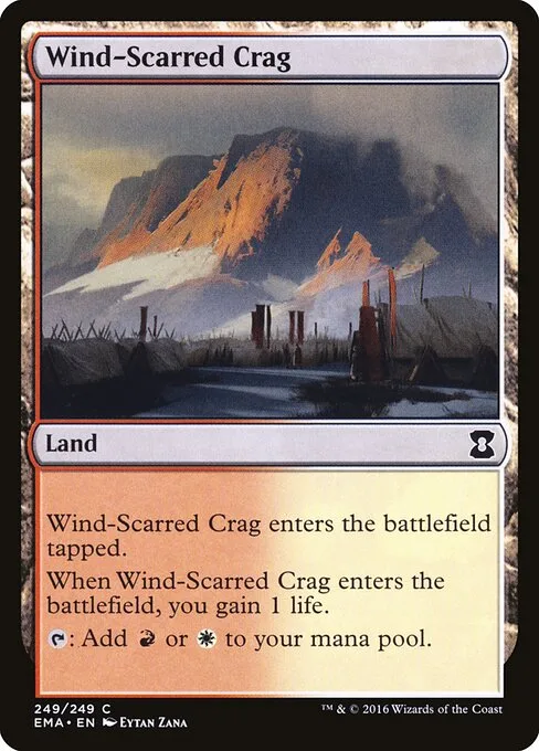 Risco cicatriz del viento