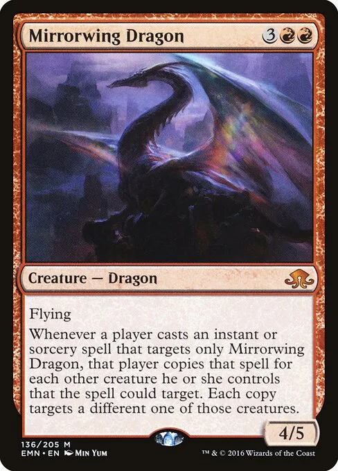 Dragón alas de espejo