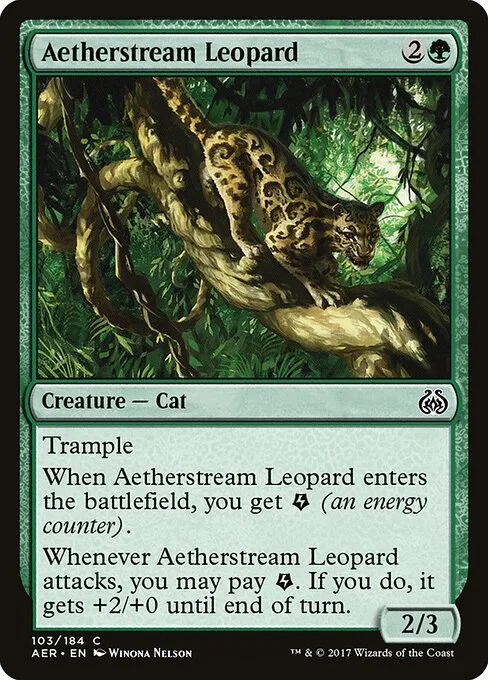 Leopardo de corriente etérica