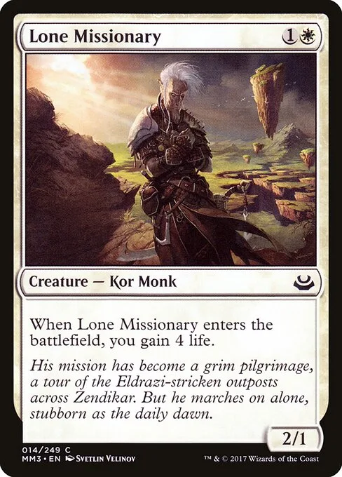 Misionero solitario