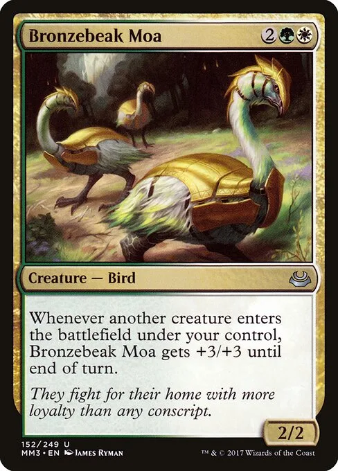Dinornis pico de bronce