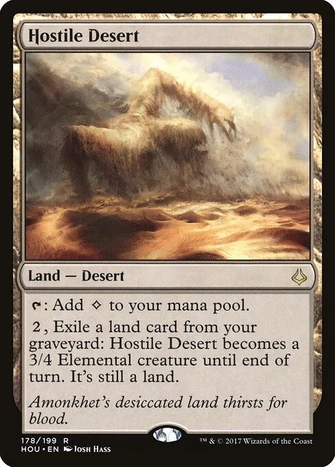 Desierto hostil