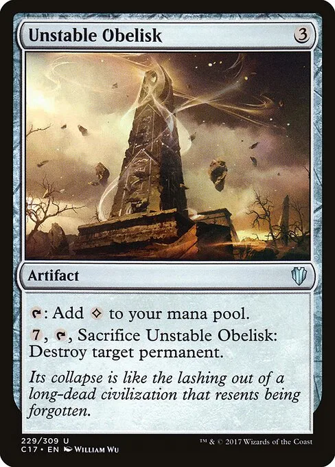 Obelisco inestable