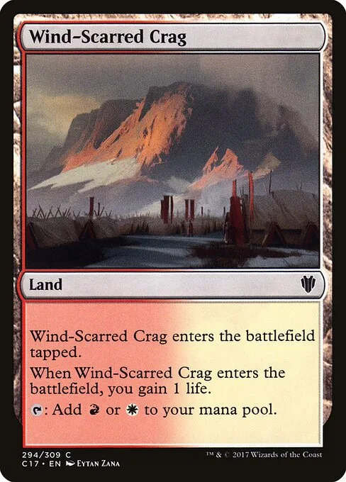 Risco cicatriz del viento