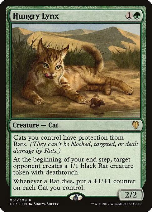 Lince hambriento