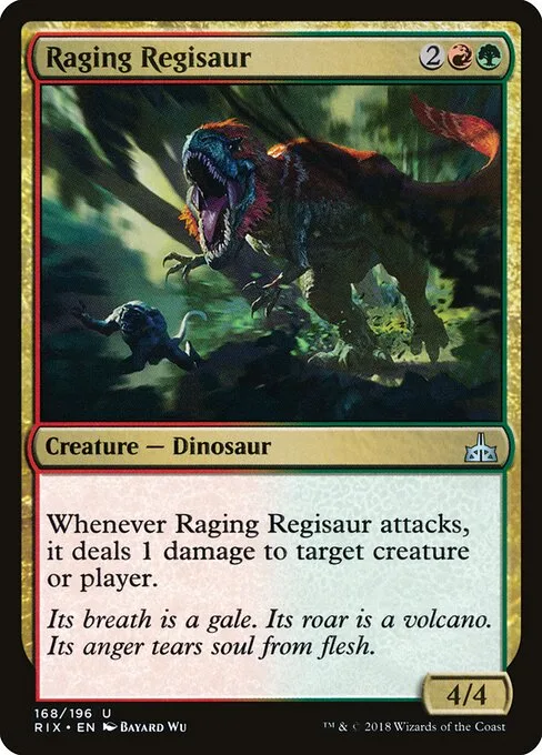 Regisaurio enfurecido