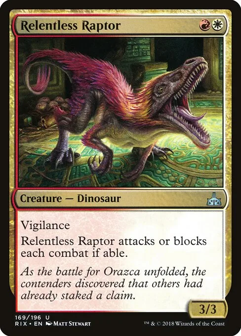Ráptor implacable