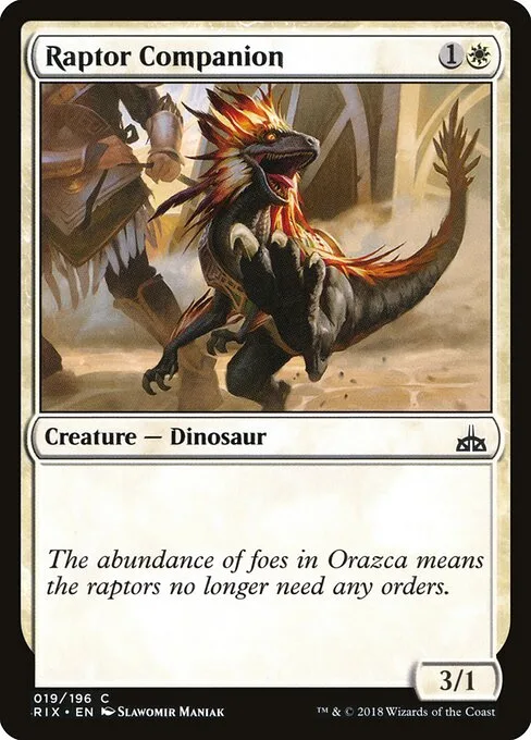 Ráptor de compañía