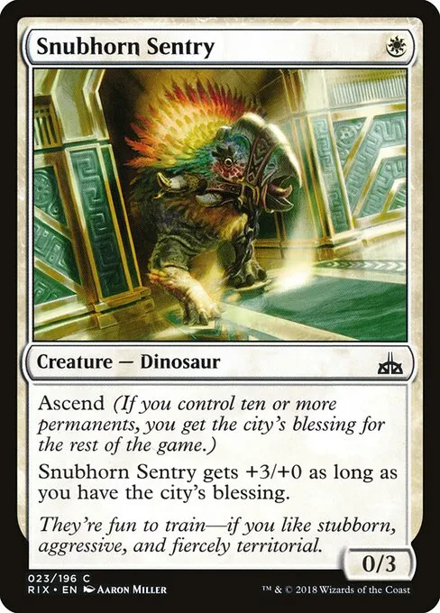 Cuernorromo vigilante