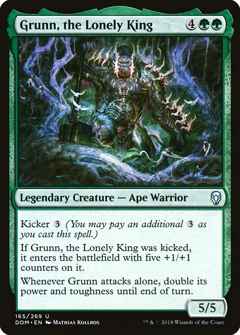Grunn, el rey solitario