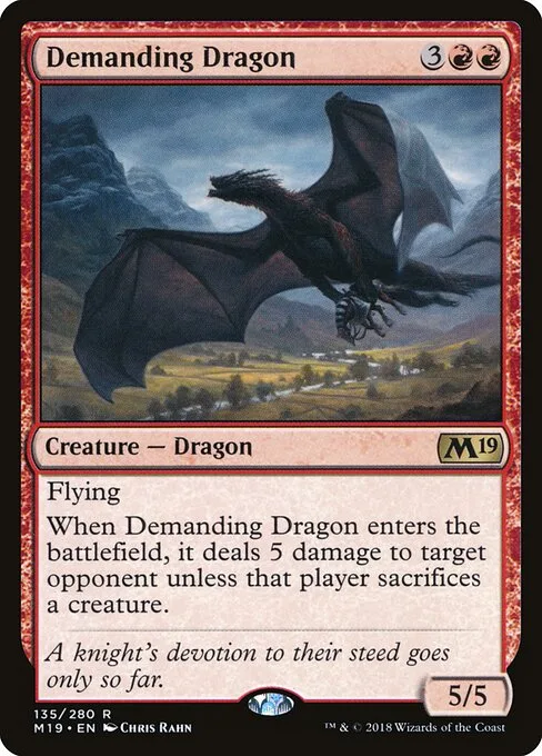 Dragón exigente