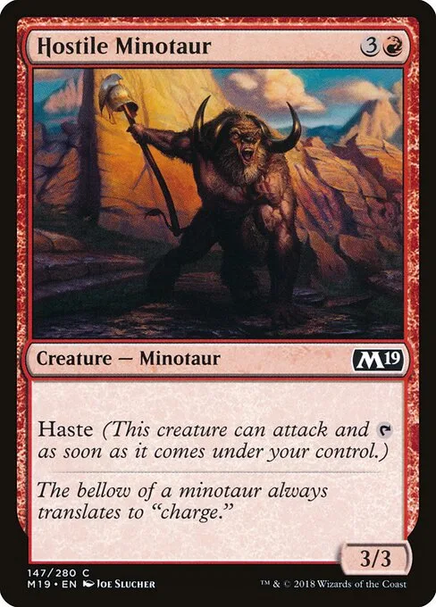 Minotauro hostil