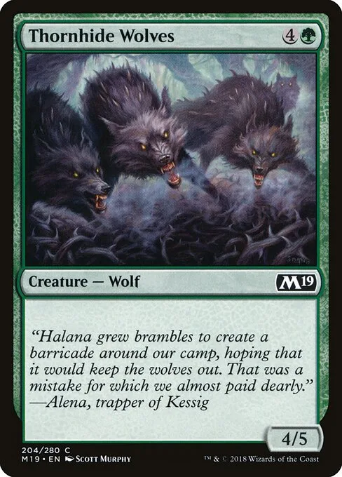 Lobos erizados
