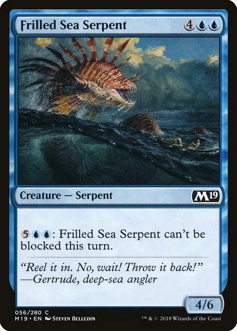 Serpiente marina con espinas