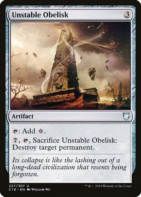 Obelisco inestable