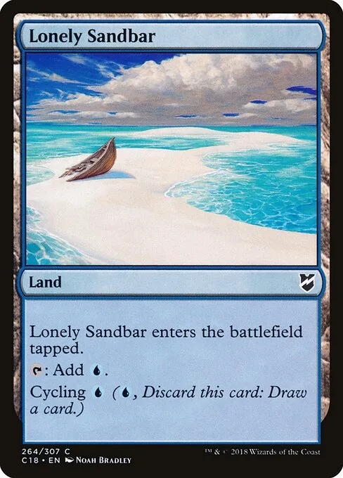 Banco de arena solitario