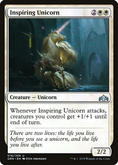 Unicornio inspirador