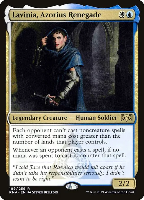 Lavinia, renegada azoria