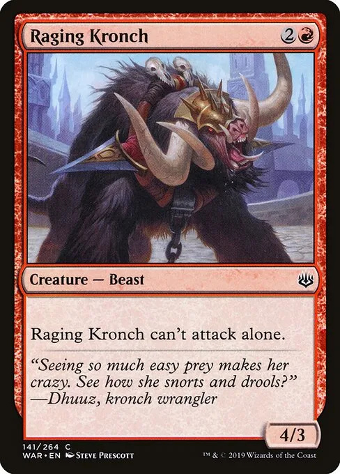 Kronch enfurecida