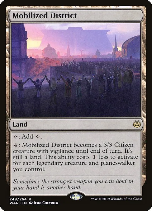 Distrito movilizado