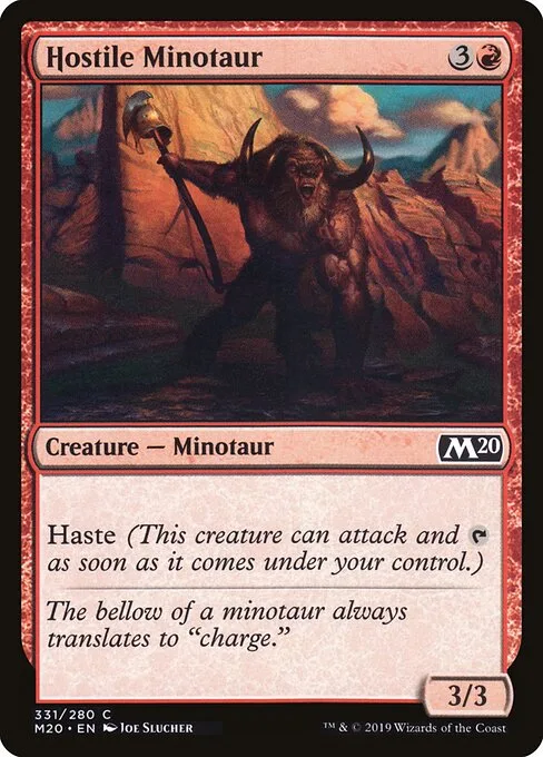 Minotauro hostil