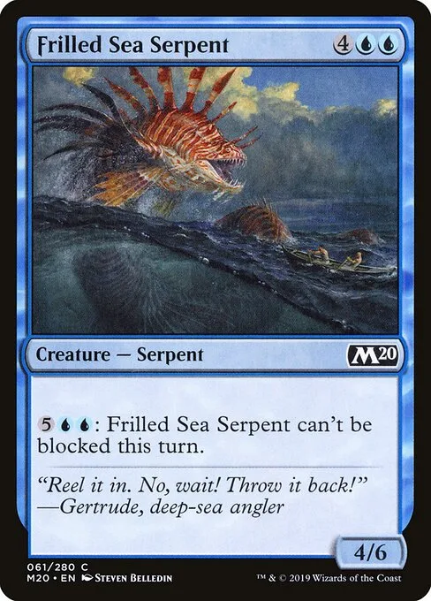 Serpiente marina con espinas