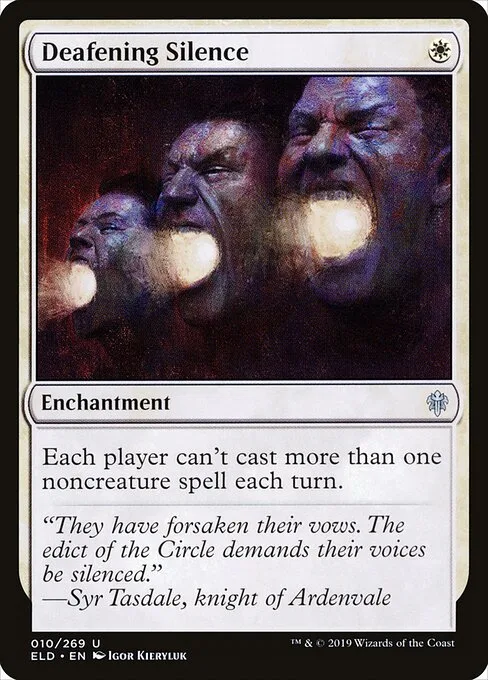 Silencio ensordecedor
