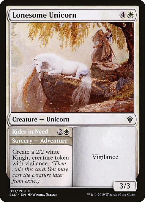 Unicornio solitario // Jinete en apuros